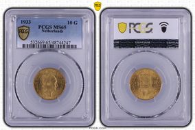 1933 10 G KM-162  Au MS65