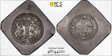 1578 40 St Mailliet-III.2 Briquet Siege Coinage Klippe MS62
