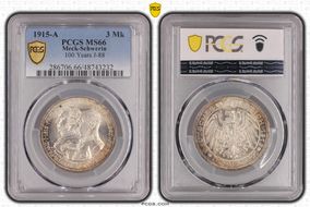 1915-A 3 Mk 100 Years J-88 MS66