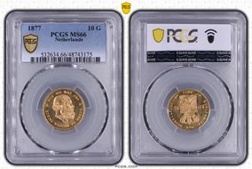 1877 10 G KM-106  Au MS66