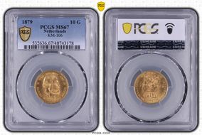 1879 10 G KM-106  Au MS67