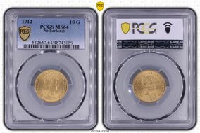 1912 10 G KM-149  Au MS64