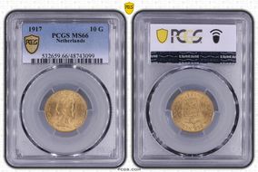 1917 10 G KM-149  Au MS66