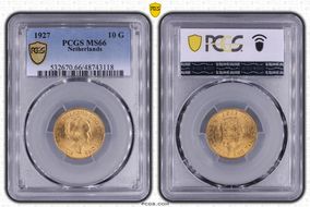 1927 10 G KM-162  Au MS66