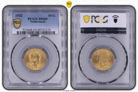 1932 10 G KM-162  Au MS65
