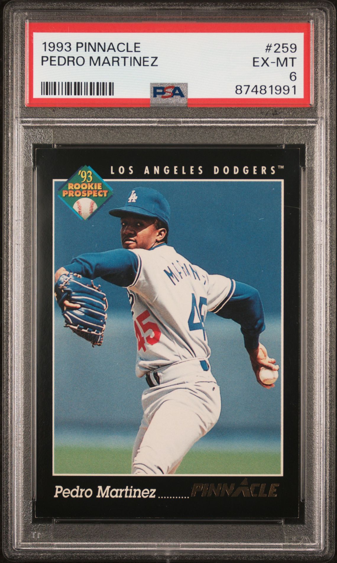 1993 Pinnacle PINNACLE #259 Pedro Martinez front