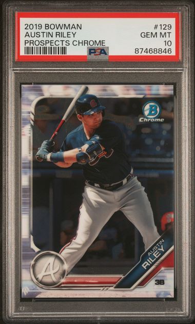 2019 Bowman Bowman Chrome #BCP-129 Austin front