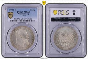 1901-F 5 Mk J-176 MS65