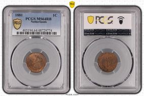 1881 1C MS64RB