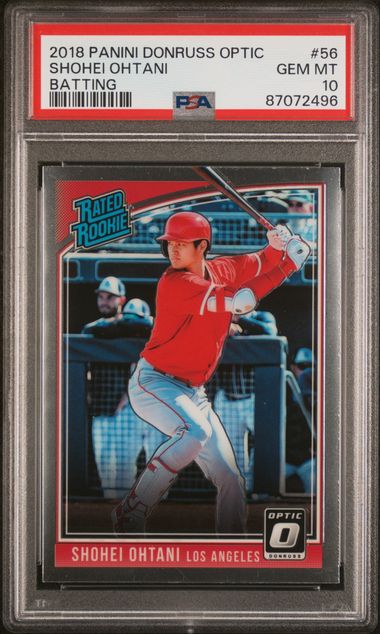 2018 Panini Donruss Optic VARIATION #56 Shohei Ohtani front