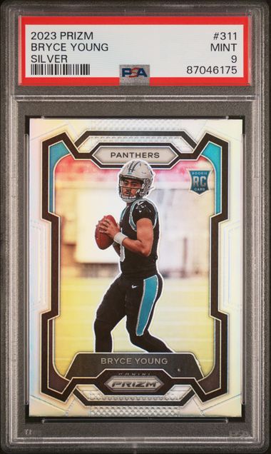 2023 Panini Prizm Bryce Young #311 (Silver Prizm) Mint 9 front