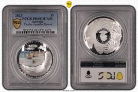 2023 $5 Twelve Apostles Domed Colorized PR69DCAM