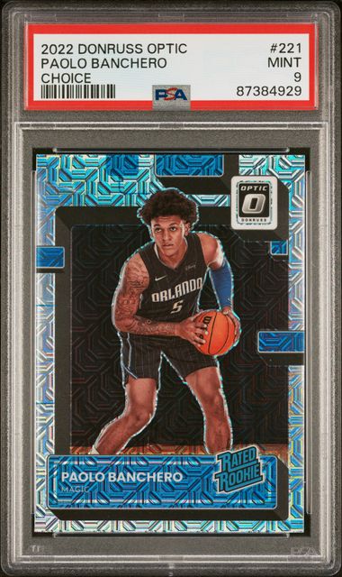 2022 Panini Donruss Optic Choice #221 Paolo Banchero front