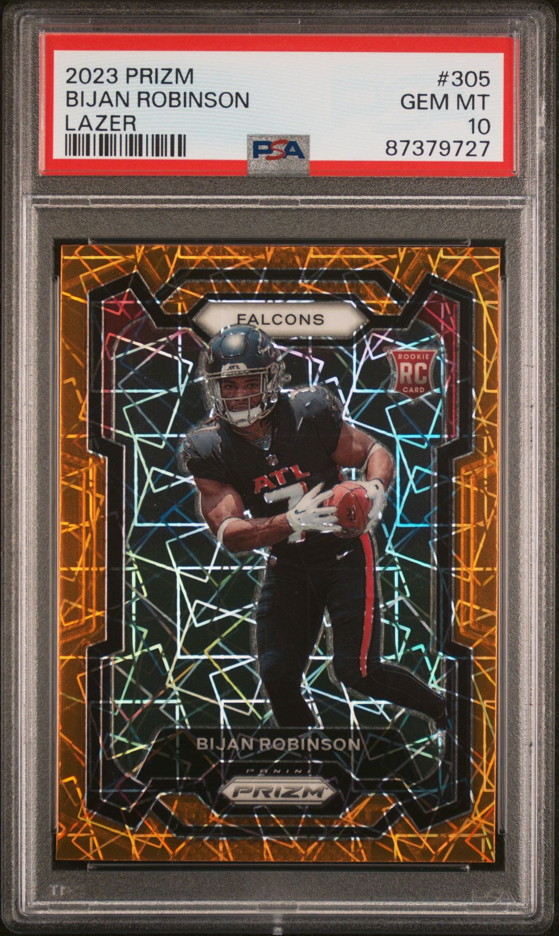2023 Panini PANINI PRIZM RED/WHITE/BLUE PRIZM #305 Bijan Robinson front