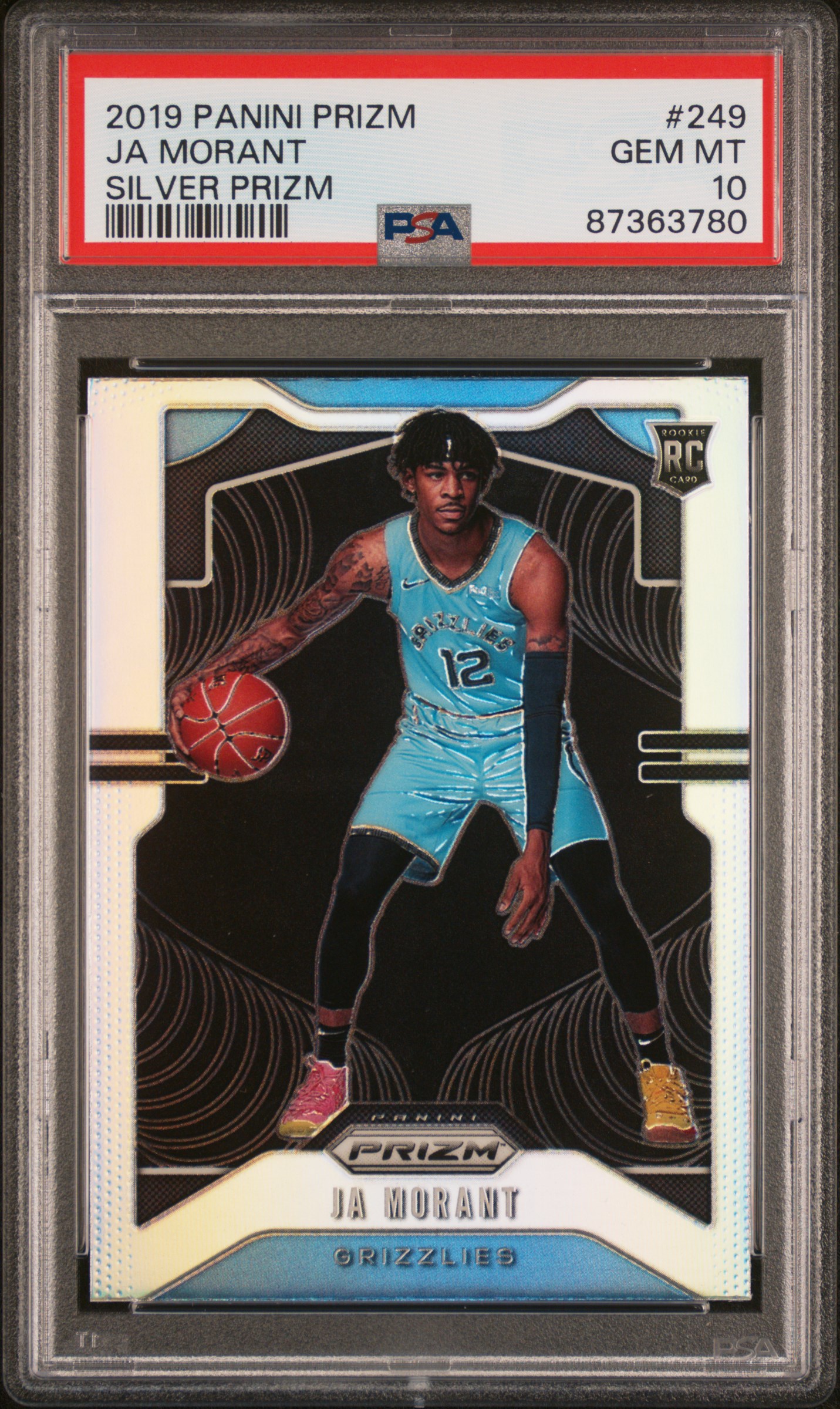 2019 JA MORANT PANINI PRIZM SILVER PRIZM | Veriswap
