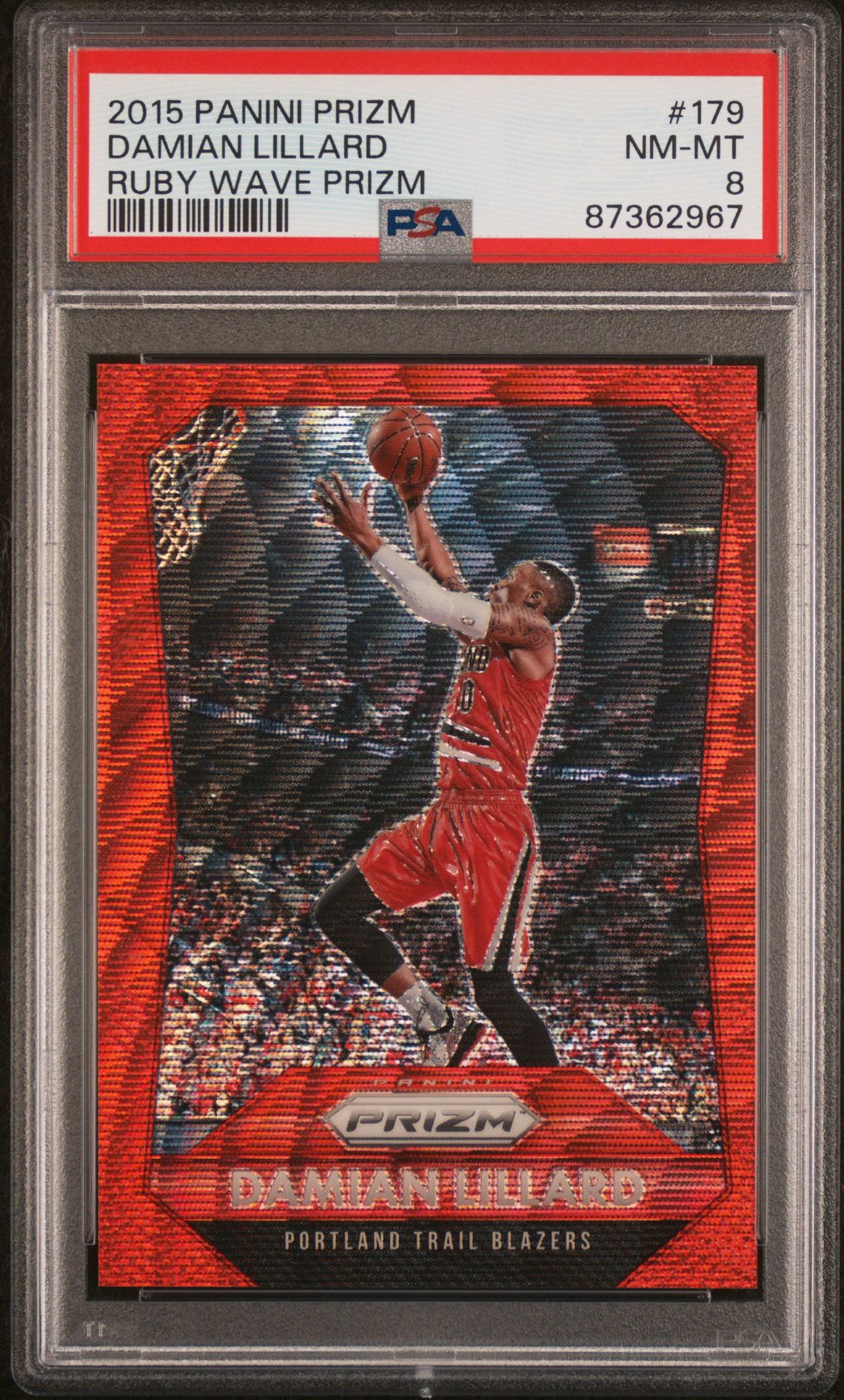 2015 Panini PANINI PRIZM Wave #179 Damian Lillard front