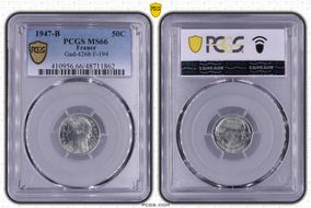 1947-B 50C Gad-426b F-194 MS66