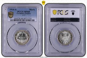 1914-A Mark J-17 Ag MS68