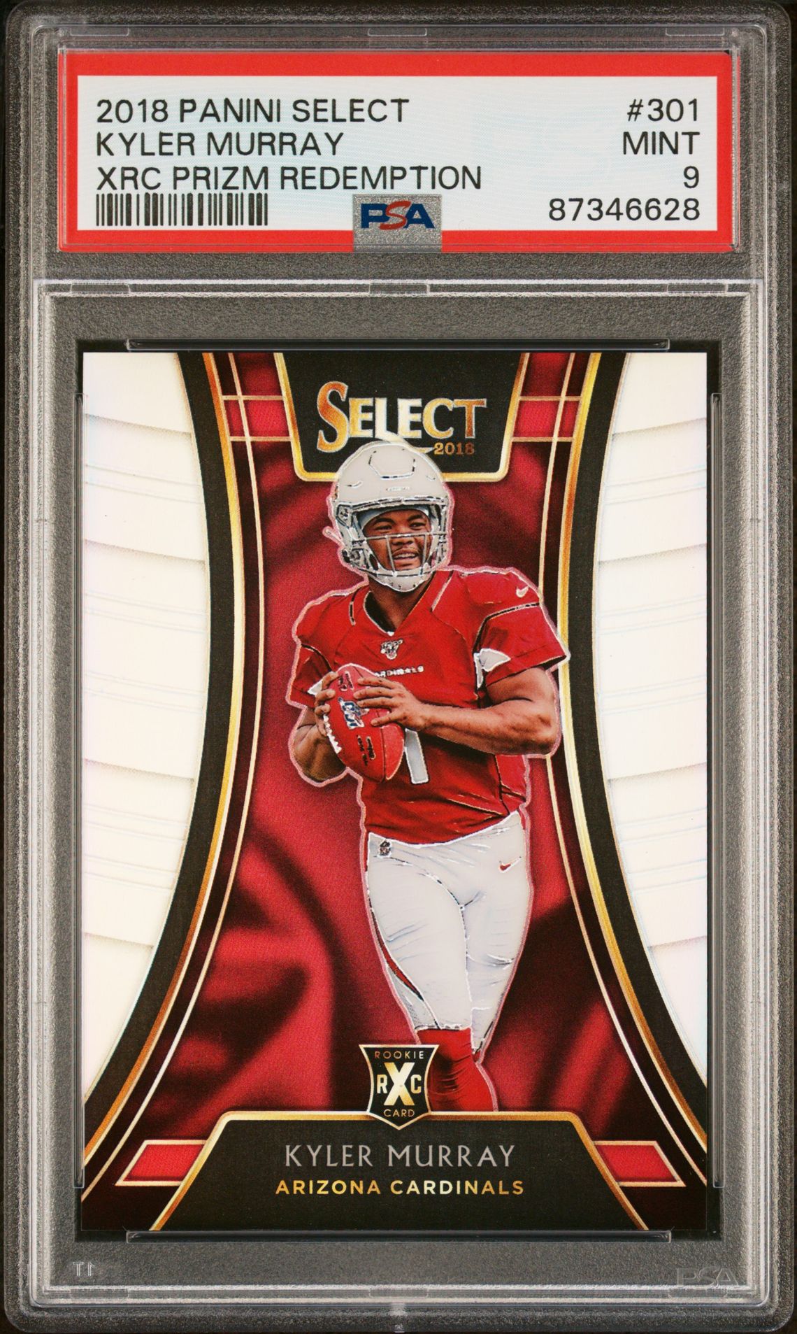 2018 Panini PANINI SELECT XRC PRIZM REDEMPTION #301 Kyler Murray front