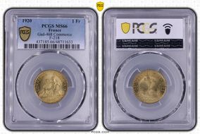 1920 1 Fr Gad-468 Commerce F-218 MS66
