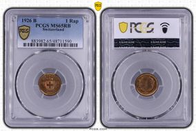 1926 B 1 Rap KM-3.2 MS65RB
