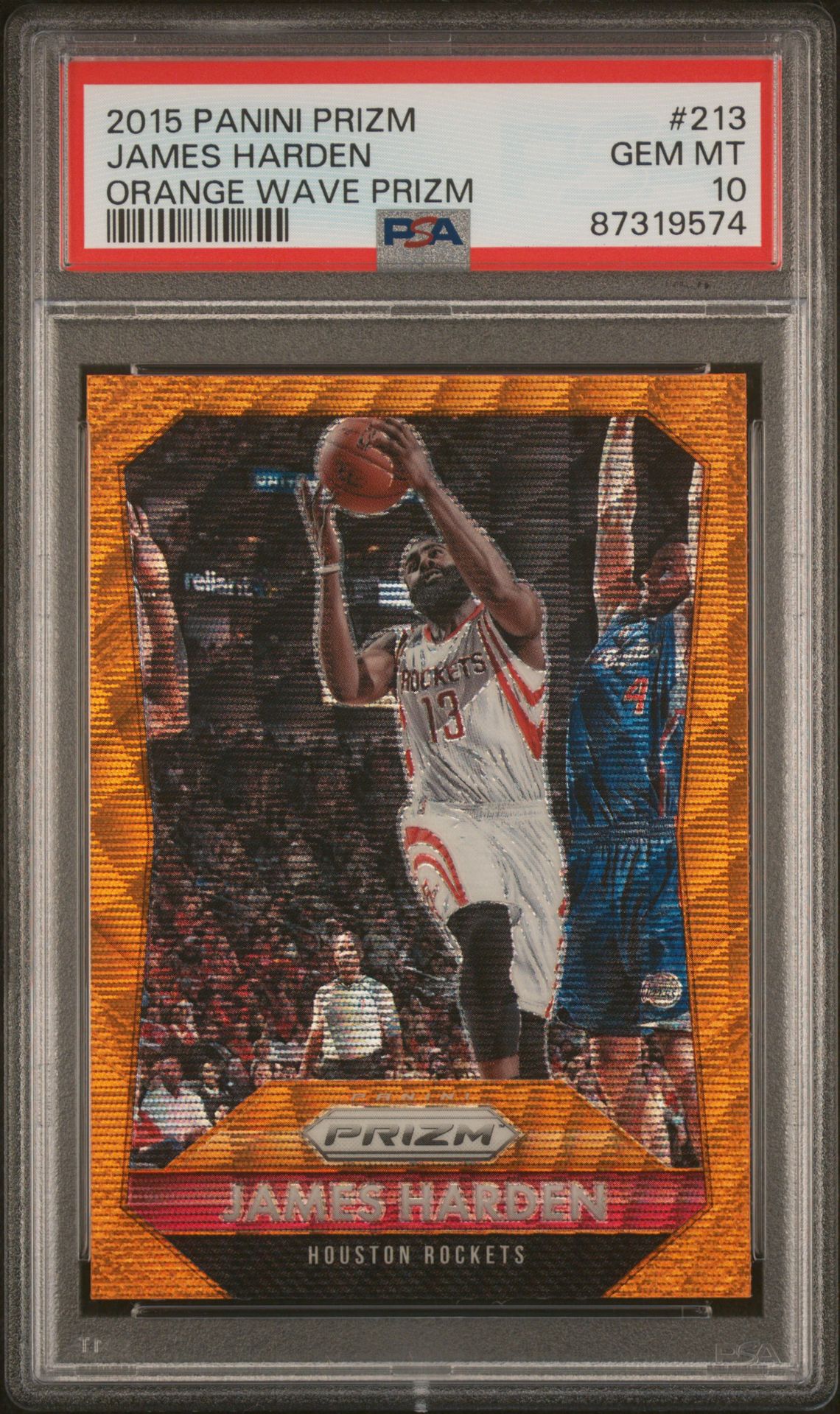 2015 Panini Prizm Wave #213 James Harden front