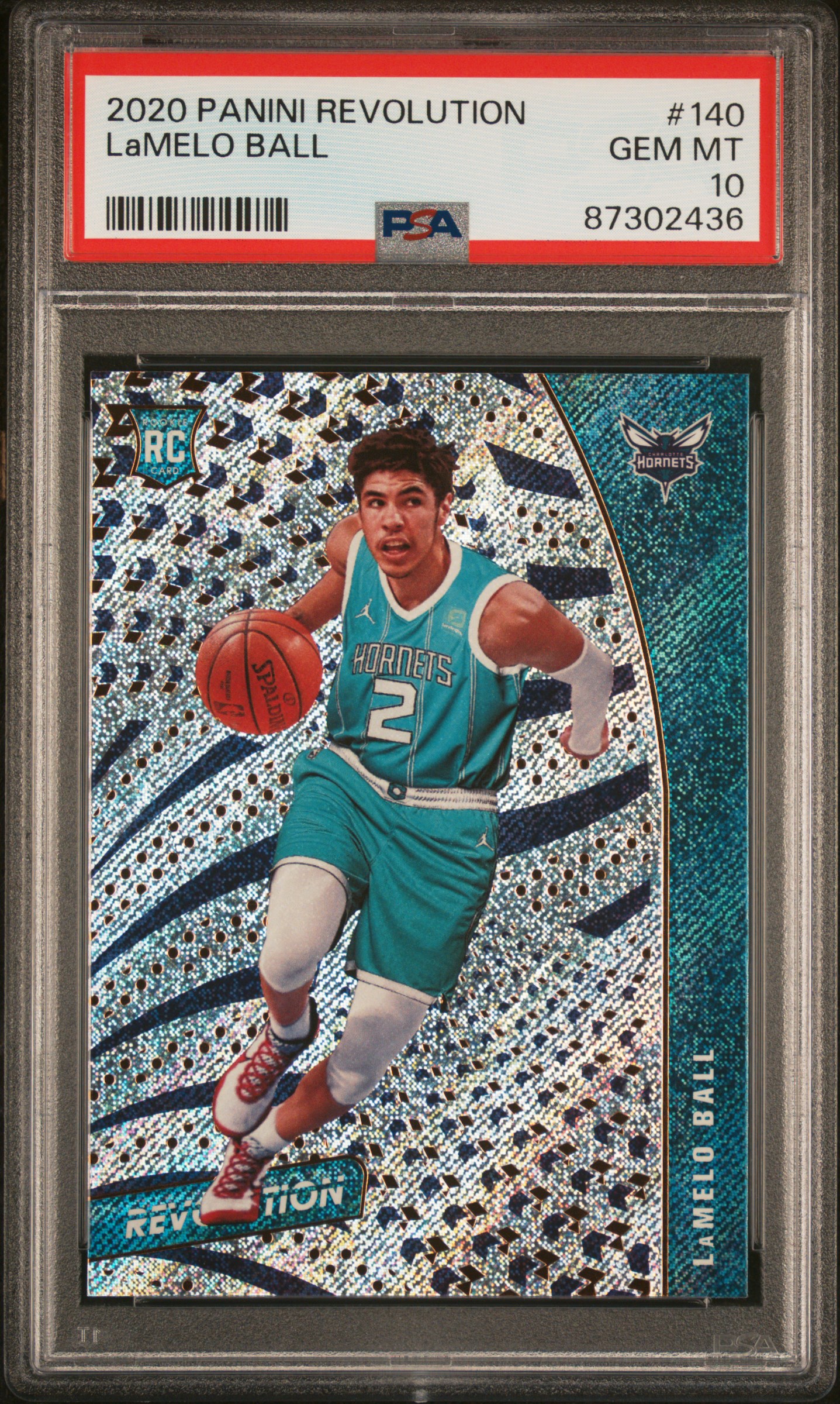 2020 Panini Revolution Lamelo Ball #140 Gem Mt 10 front