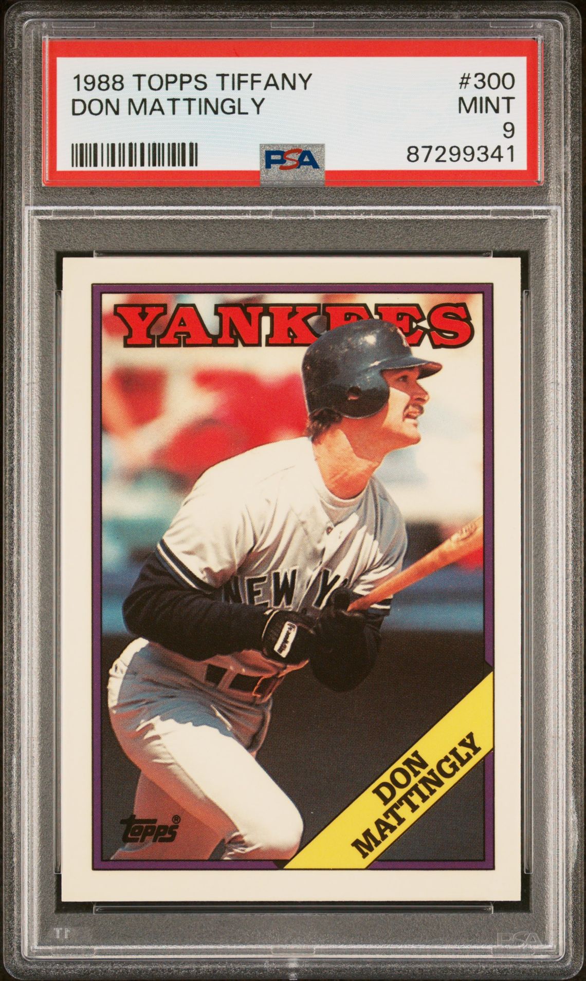 1988 Topps TOPPS TIFFANY #300 Don Mattingly front