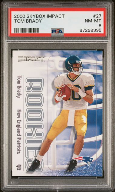 2000 SkyBox #27 Tom Brady front