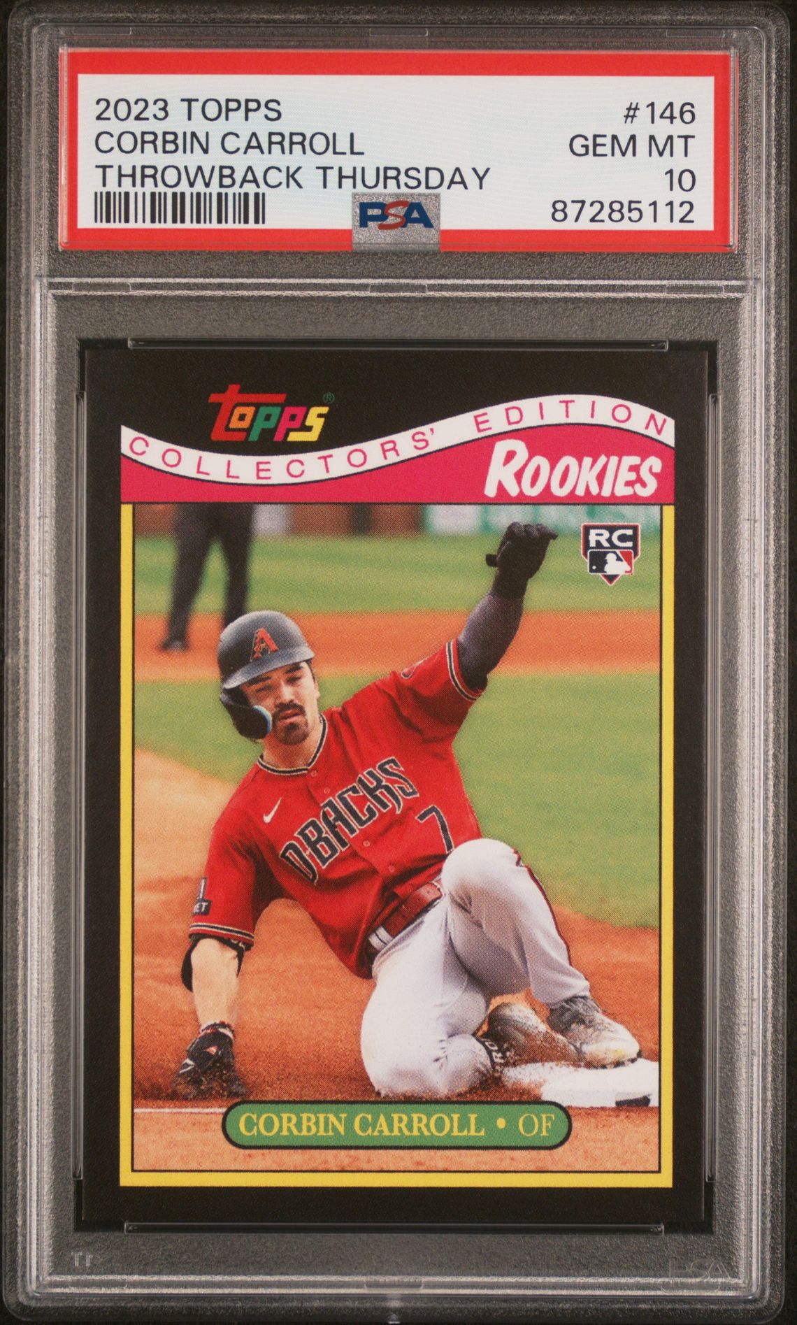2023 Topps TOPPS THROWBACK THURSDAY #146 Corbin Carroll front