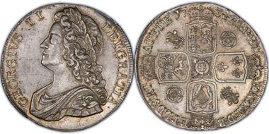 1734 Crown S-3686 AU58