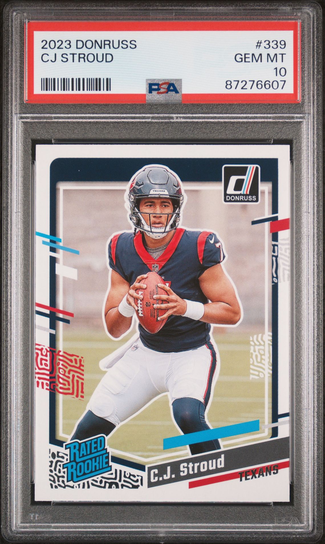 2023 Panini Donruss Cj Stroud #339 Gem Mt 10 front