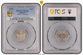 1925 Lev KM-37 Poissy MS64