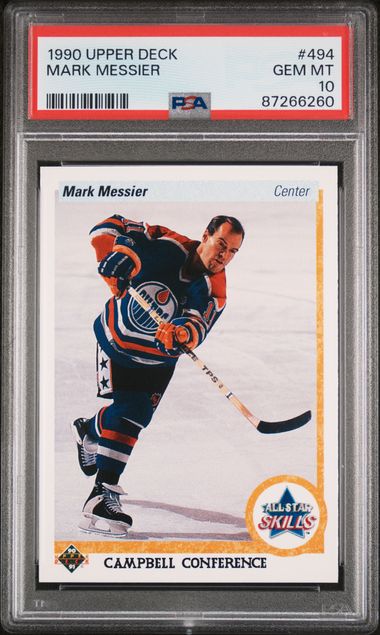 1990 Upper Deck #494 Mark Messier front
