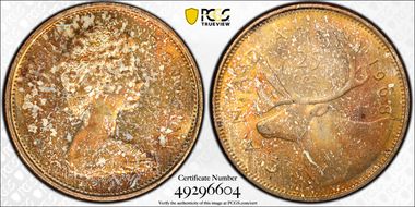 1968 25C Silver MS65