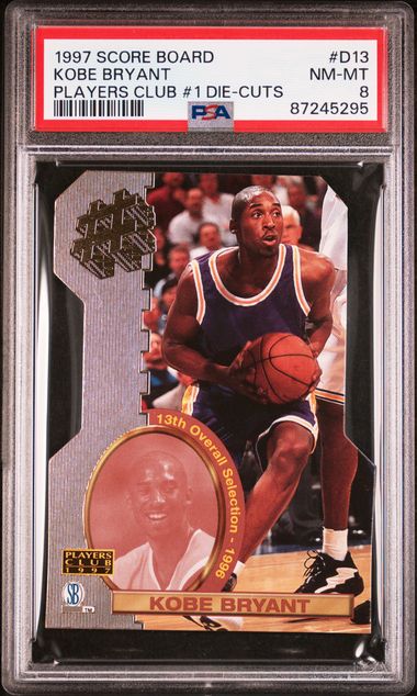 1997-98 Score Board Players Club #1 Die-Cuts D13 Kobe Bryant – PSA 