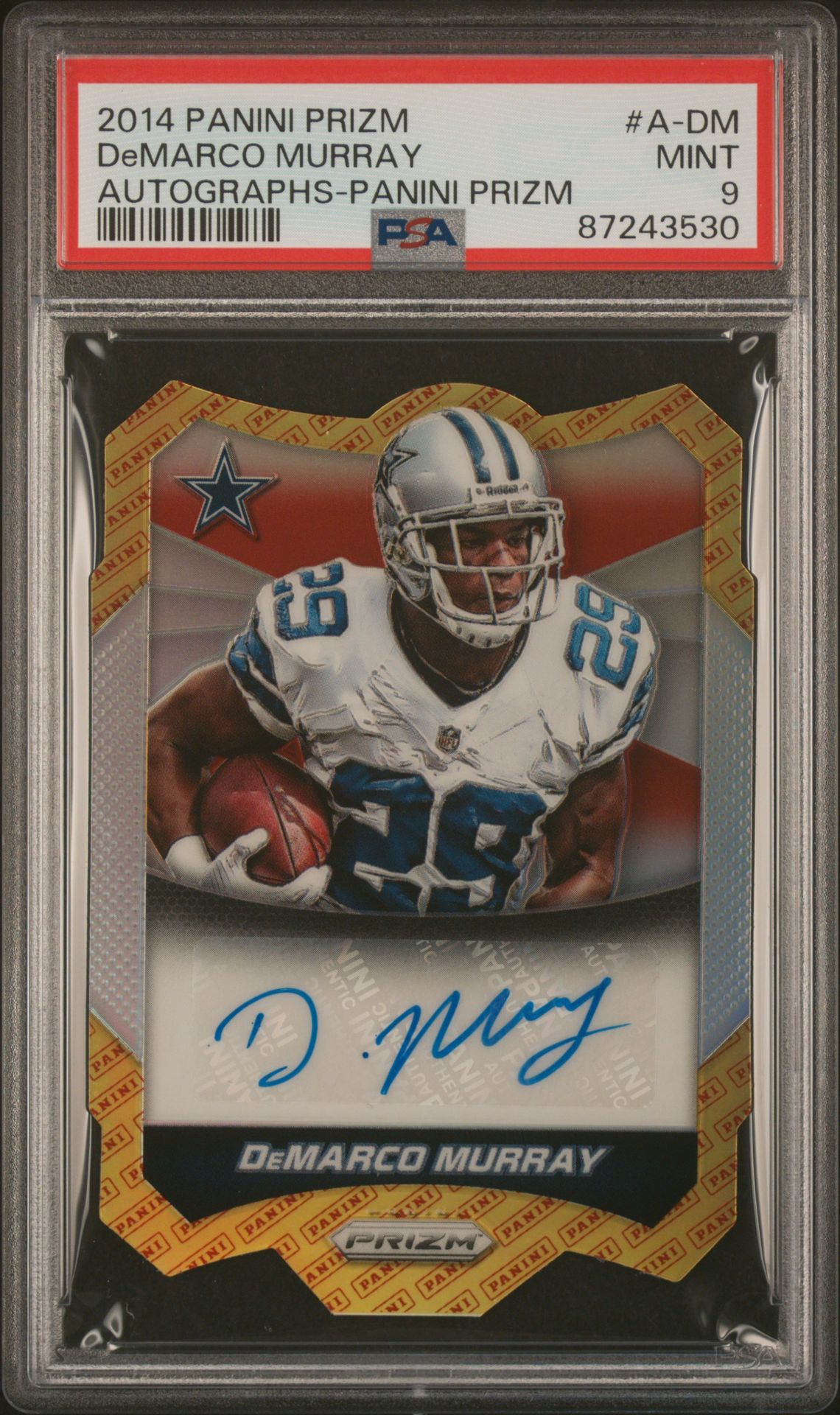 2014 Panini PANINI PRIZM AUTOGRAPHS Demarco Murray front