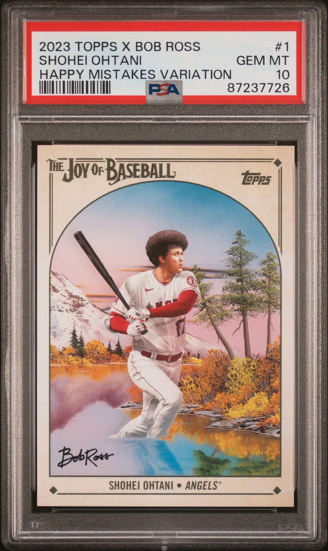 2023 Topps HAPPY MISTAKES VARIATION #1 Shohei Ohtani front