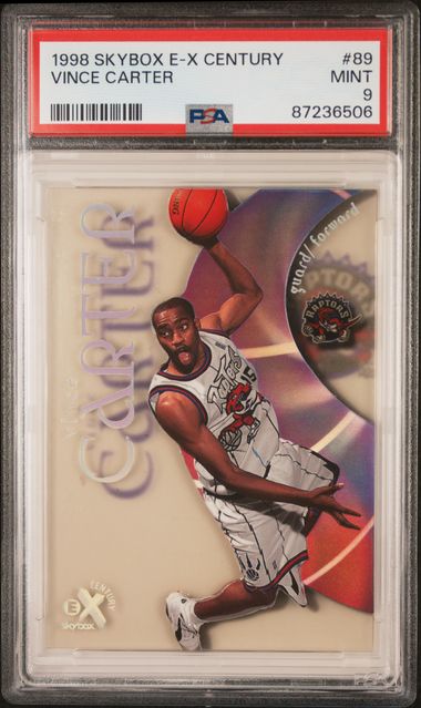 Vince Carter 1998-99 Skybox Molten Metal RC Fusion /250 SP