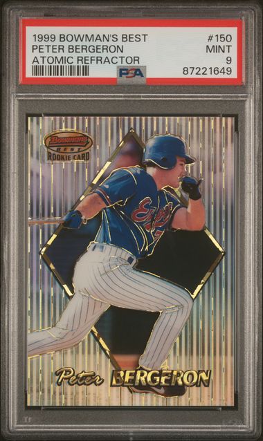 1999 Bowman Bowman's Best Atomic Refractor #150 Peter Bergeron front