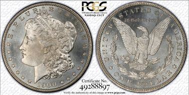1900-O $1 MS65DMPL