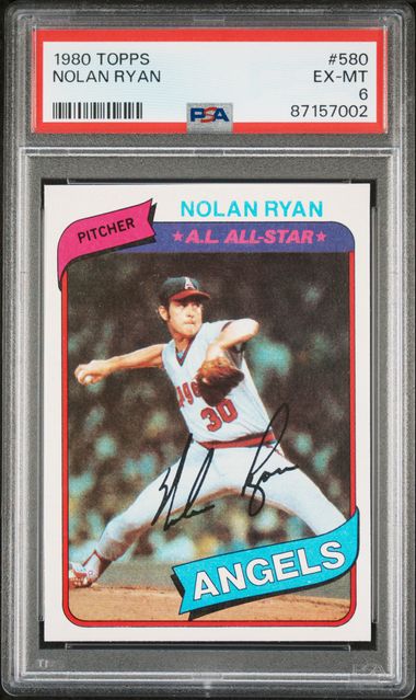 1980 Topps TOPPS #580 Nolan Ryan front