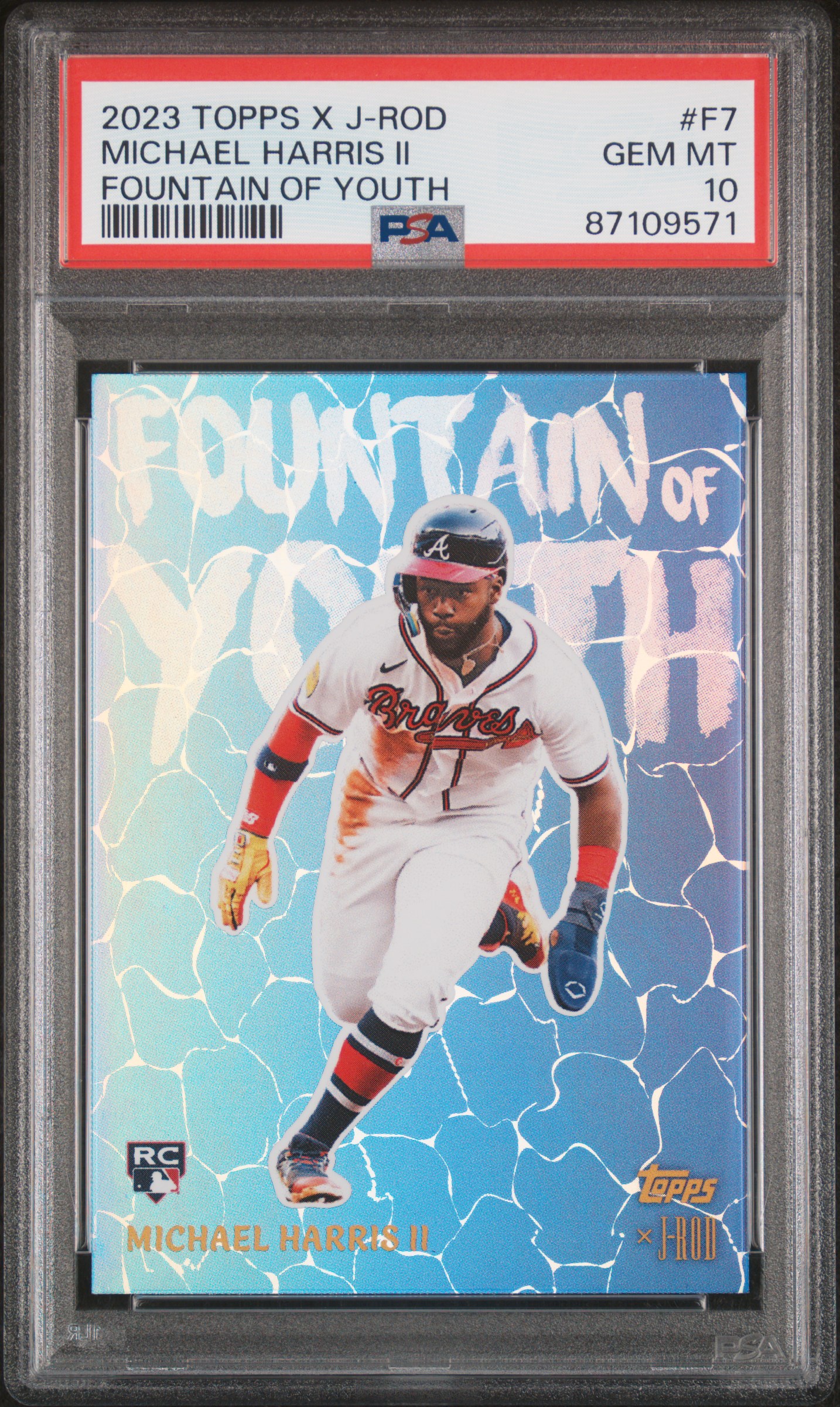 Michael Harris Ii 2023 Topps X Julio Rodriguez Show Out Collection Fountain Of Youth