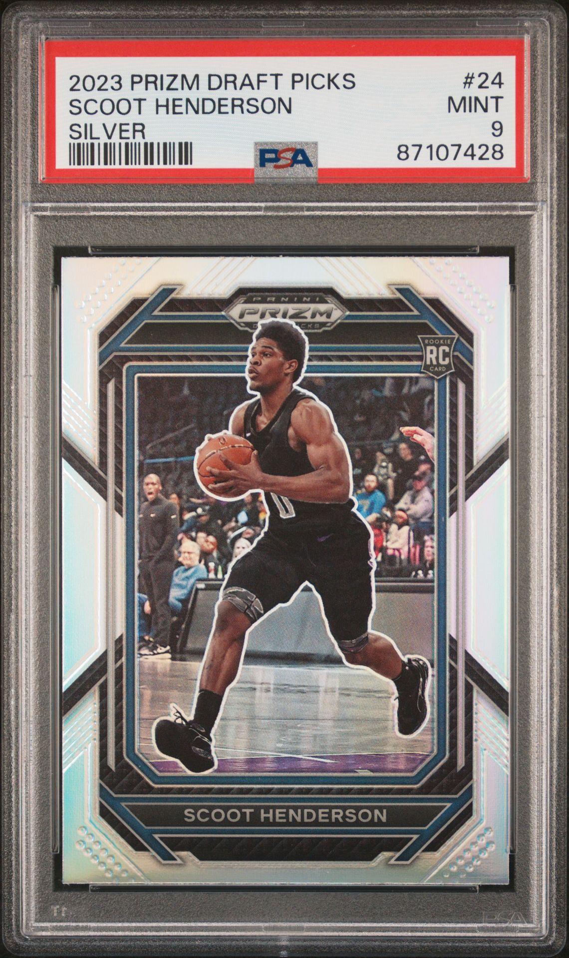 2023 Panini PANINI PRIZM DRAFT PICKS SILVER PRIZM #24 Scoot Henderson front