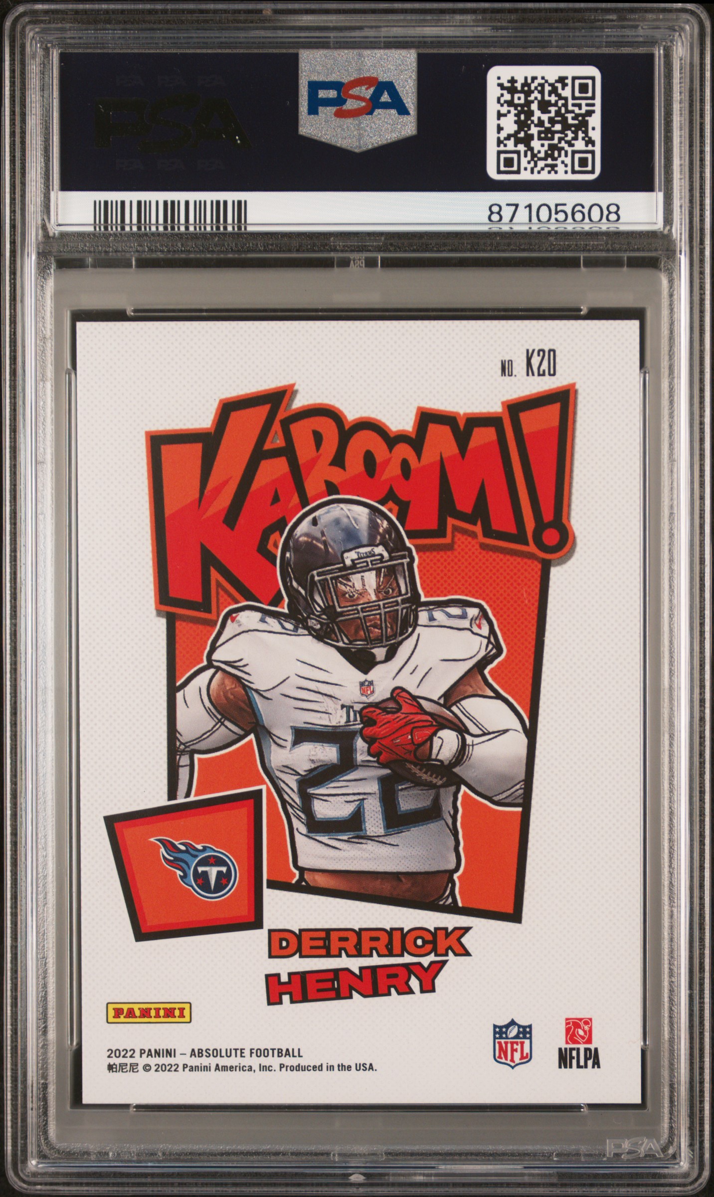 King Street Cards's 2022 Panini Absolute Kaboom! Vertical Derrick