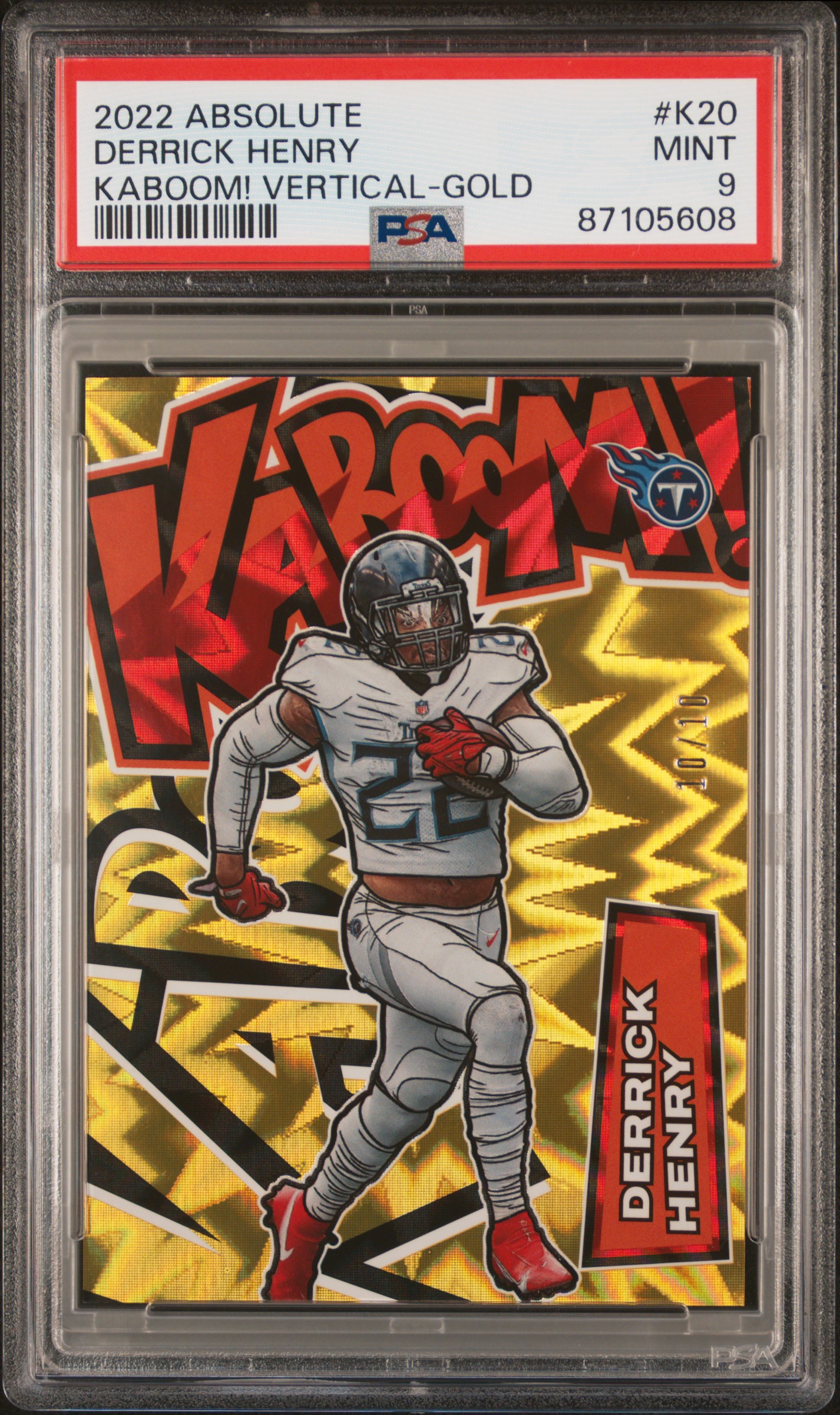 King Street Cards's 2022 Panini Absolute Kaboom! Vertical Derrick