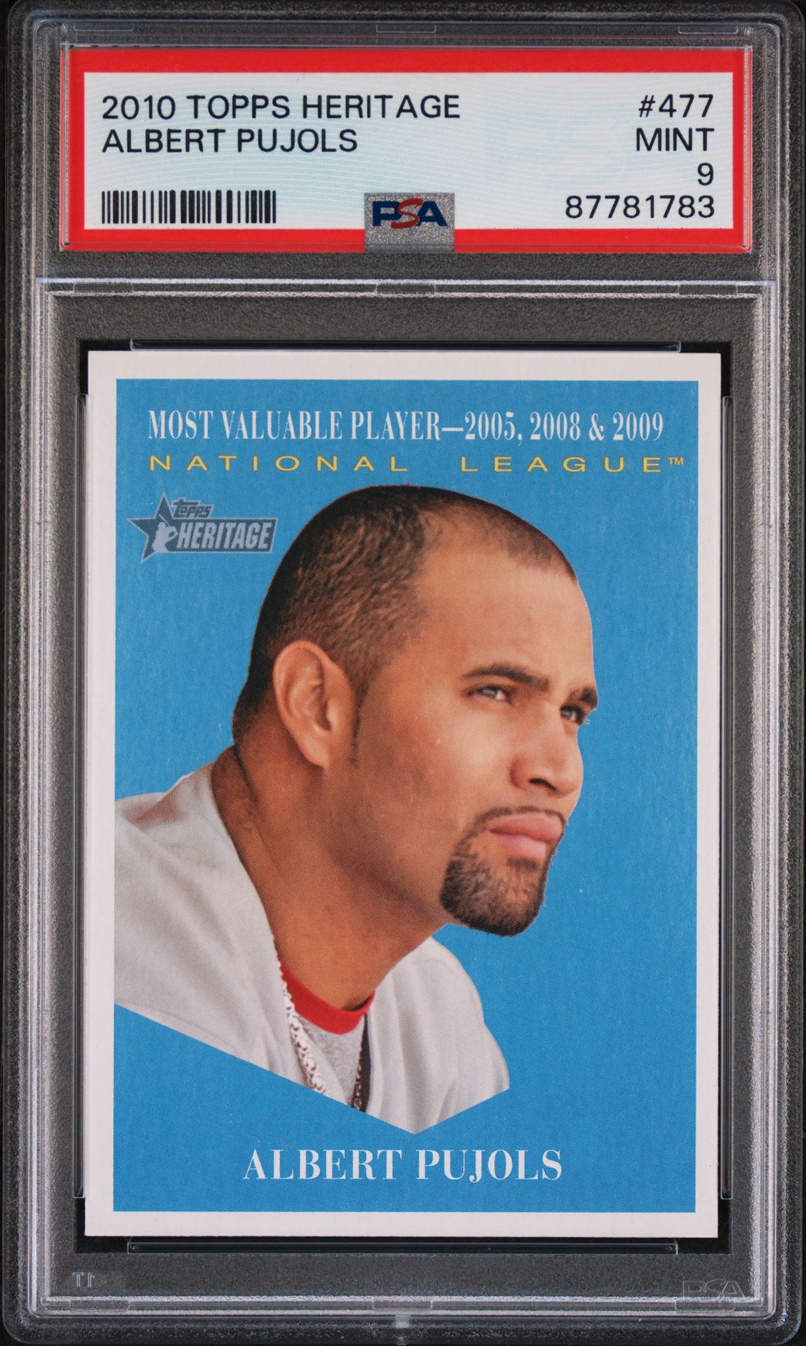 2010 Topps TOPPS HERITAGE #477 Albert Pujols front