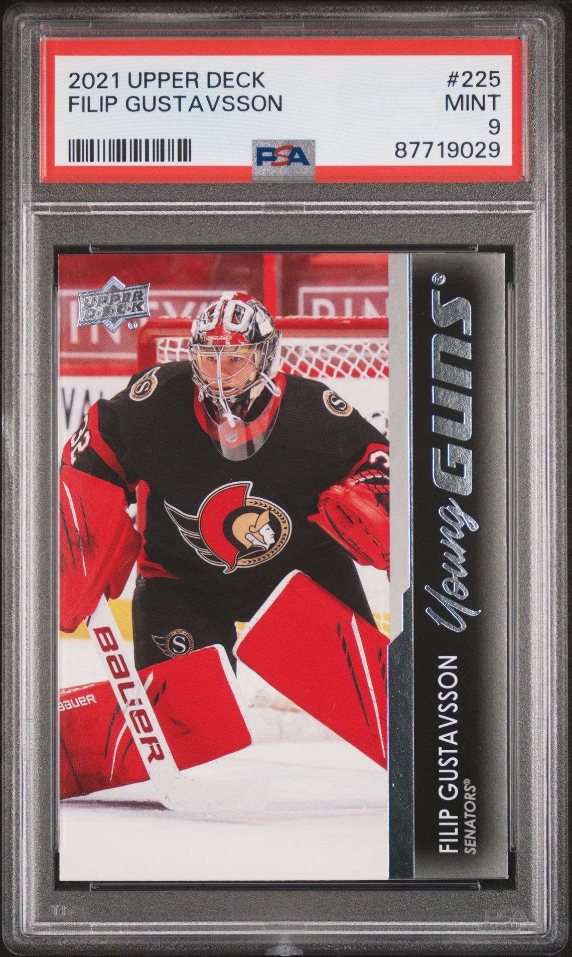 2021-2022 Upper Deck UPPER DECK #225 Filip Gustavsson front