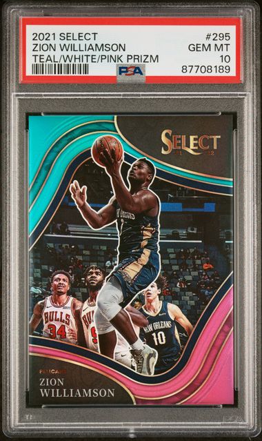 2021-22 Panini Prizm Draft Picks - [Base] - Orange Ice Prizm #63 - Zion  Williamson