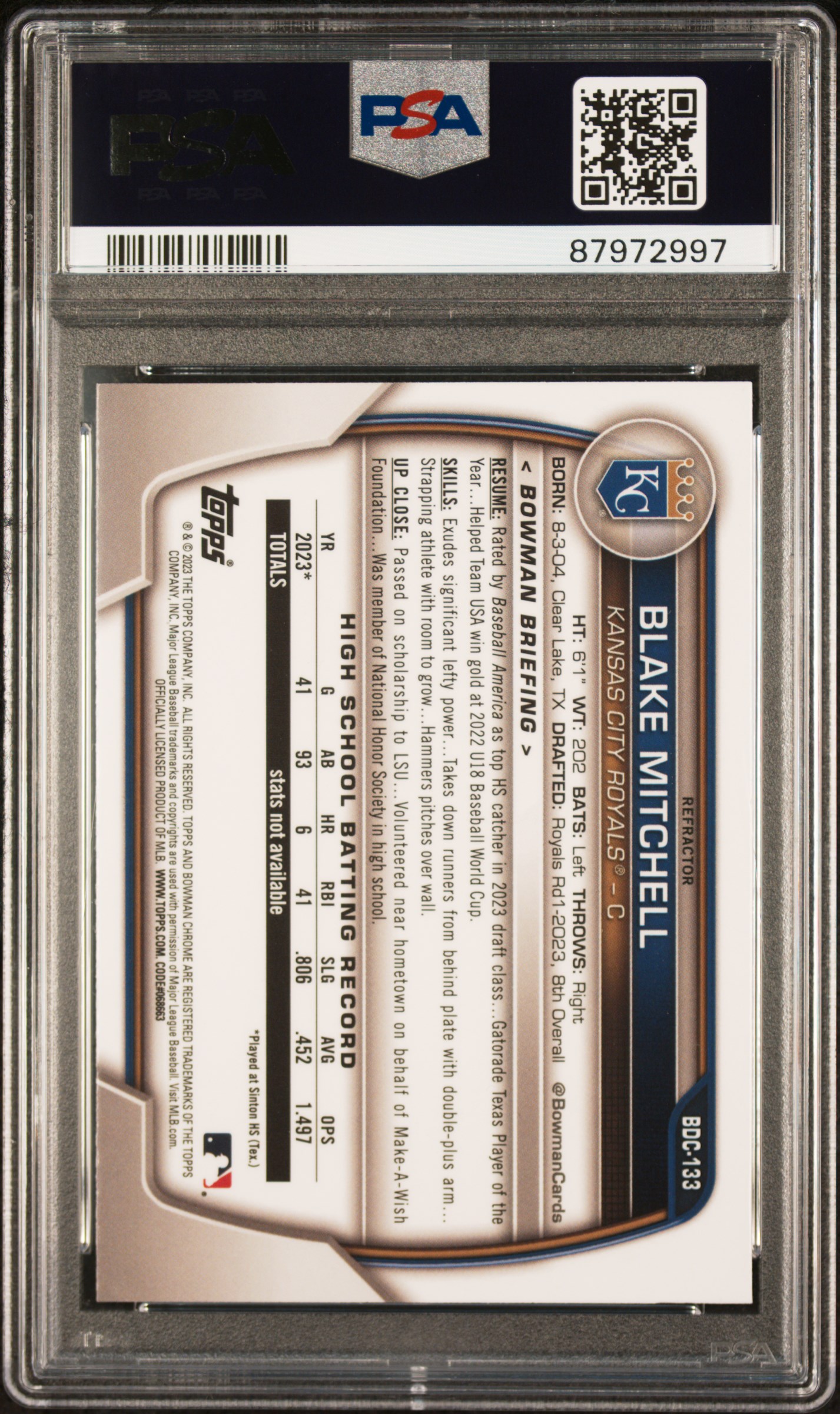 MLB Baseball - Graded Cards Clearance - Vets, Rookies, Bowman 1st, Autos - Picture 5 of 60